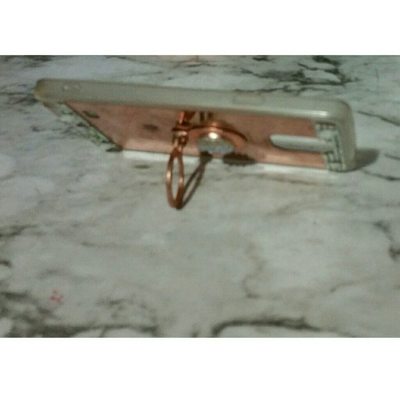 RoseGold samsung note 4 case w/ 2 glass protectors - Picture 3 of 6